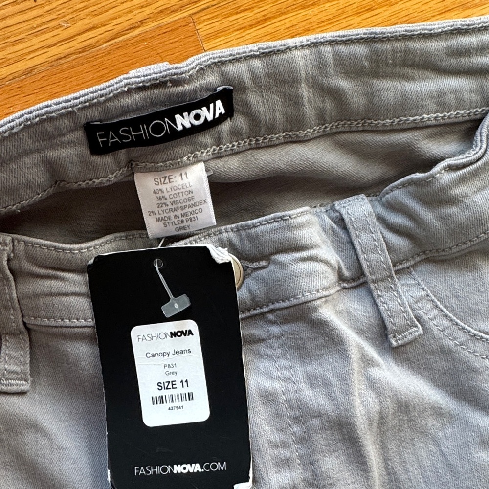 Fashion Nova Grey Canopy Skinny Jeans‎ - Women's Skinny Pants